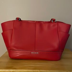 Red Coach Satchel